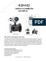 Magnetic Flowmeter (ZH-PMF-G) : PMF Series Electromagnetic Flow Meter