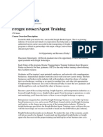 Freight Broker Agent Training