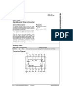 DM7490A Decade and Binary Counter: General Description Features