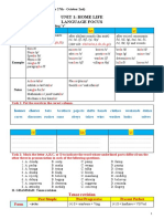 S/ /iz/ /Z/: Unit 1: Home Life Language Focus