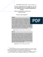 ¿Es La Libertad El Presupuesto Sobre El Que Se Construye El Edificio de La Responsabilidad Civil? Aedo Barrena