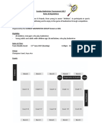 Badminton Tournament Rules & Regulations