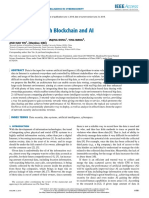 Securing Data With Block Chain and Ai