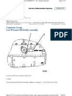 Contactor Group Low Pressure Oil Switch Assembly: Specifications