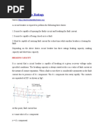 Circuit Breaker Ratings