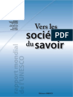 UNESCO Vers Les Sociétés Du Savoir Rapport Mondial 2005