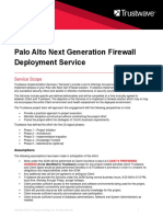 Trustwave TPP Palo Alto Next Generation Firewall Deployment Service