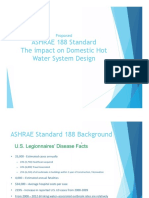 ASHRAE 188 Standard The Impact On Domestic Hot Water System Design