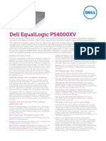 Equallogic ps4000xv Specsheet