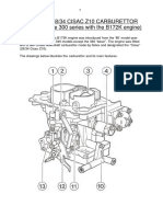 The Solex 28/34 Cisac Z10 Carburettor (As Used On The 300 Series With The B172K Engine)