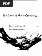 (Livro) Dunsby Goldman The Dawn of Music Semiology Essays Musicologia