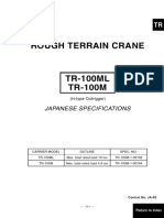 Rough Terrain Crane: Japanese Specifications