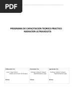 Programa de Capacitacion Teorico Practico.