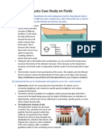 Physics Case Study On Fluids