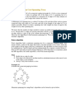 Minimum Cost Spanning Trees