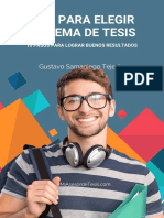 Guia para Elegir Tu Tema de Tesis