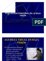 Evaluacion Funcional de La Baja Vision