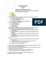 Worksheet Breathing and Exchange of Gases