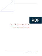 Module 3: Liquid Fossil Fuel (Petroleum) Lecture 22: Secondary Processing