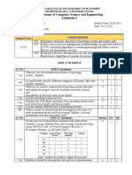 Department of Computer Science and Engineering: NBA Subject Code Course Outcomes