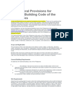 1.1. General Provisions For National Building Code of The Philippines