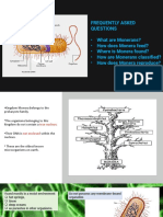 Frequently Asked Questions What Are Monerans? How Does Monera Feed? Where Is Monera Found? How Are Monerans Classified? How Does Monera Reproduce?