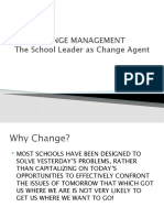 Change Management The School Leader As Change Agent