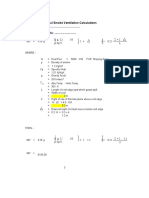 Smoke & Ventilation Calculations