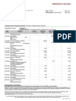 Statement of Account: Lot 127, Taman Aman 1 MDLD 2182, Jalan Silam Lahad Datu 91112 SABAH