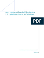 SAP Business Objects Edge Series 3.1 Installation Guide For Windows