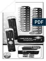 Urc7120 r00 and r01 Manual All Languages