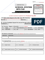 Zavia School System Multan: Screening Test For Vacant Posts