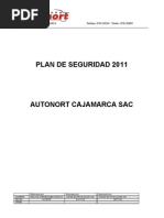 Plan de Segurida Autonort 2011 - Barrick