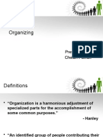 Organizing: Presented By: Chetan Pathak