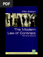 The Modern Law of Contract