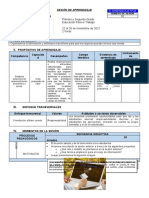SESIÓN DE APRENDIZAJE #2 - 1 Y 2 Grado