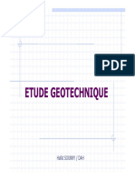 Partie GEOTECHNIQUES