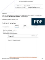 Prova AO2 Práticas Pedagógicas e Interdisciplinaridade