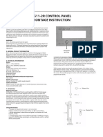 EG11-2R Control Panel Montage Instruction