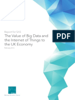 The Value of Big Data and The Internet of Things To The UK Economy