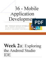 CS436 - Mobile Application Development: Dr. Usman Khan Durrani