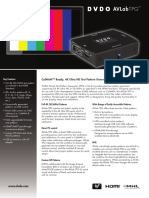 Avlabtpg: Calman™ Ready, 4K Ultra HD Test Pattern Generator