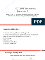 Week 1 Part 1 Hockey Stick Growth and Inequality