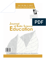 Journal of Baltic Science Education, Vol. 16, No. 2, 2017