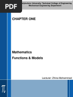 Chapter One: Sulaimani Polytechnic University/ Technical College of Engineering Mechanical Engineering Department