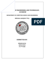 Institute of Engineering and Technology, Lucknow: Special Lab (Kcs-751)