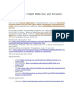 Assignment 2 - Object Detection and Semantic Segmentation