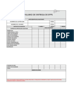 Formulario de Entrega de Epps