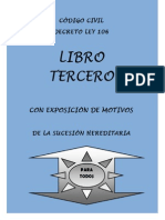 Codigo Civil - Libro III - Exposicion Motivos