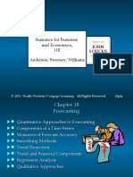 Statistics For Business and Economics,: 11E Anderson/Sweeney/Williams